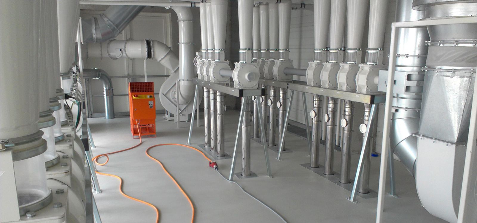 ThermoNox®-Wärmeentwesung im Einsatz: Mühle