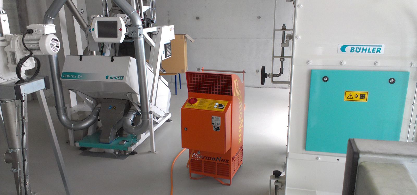ThermoNox®-Wärmeentwesung im Einsatz: Mühle