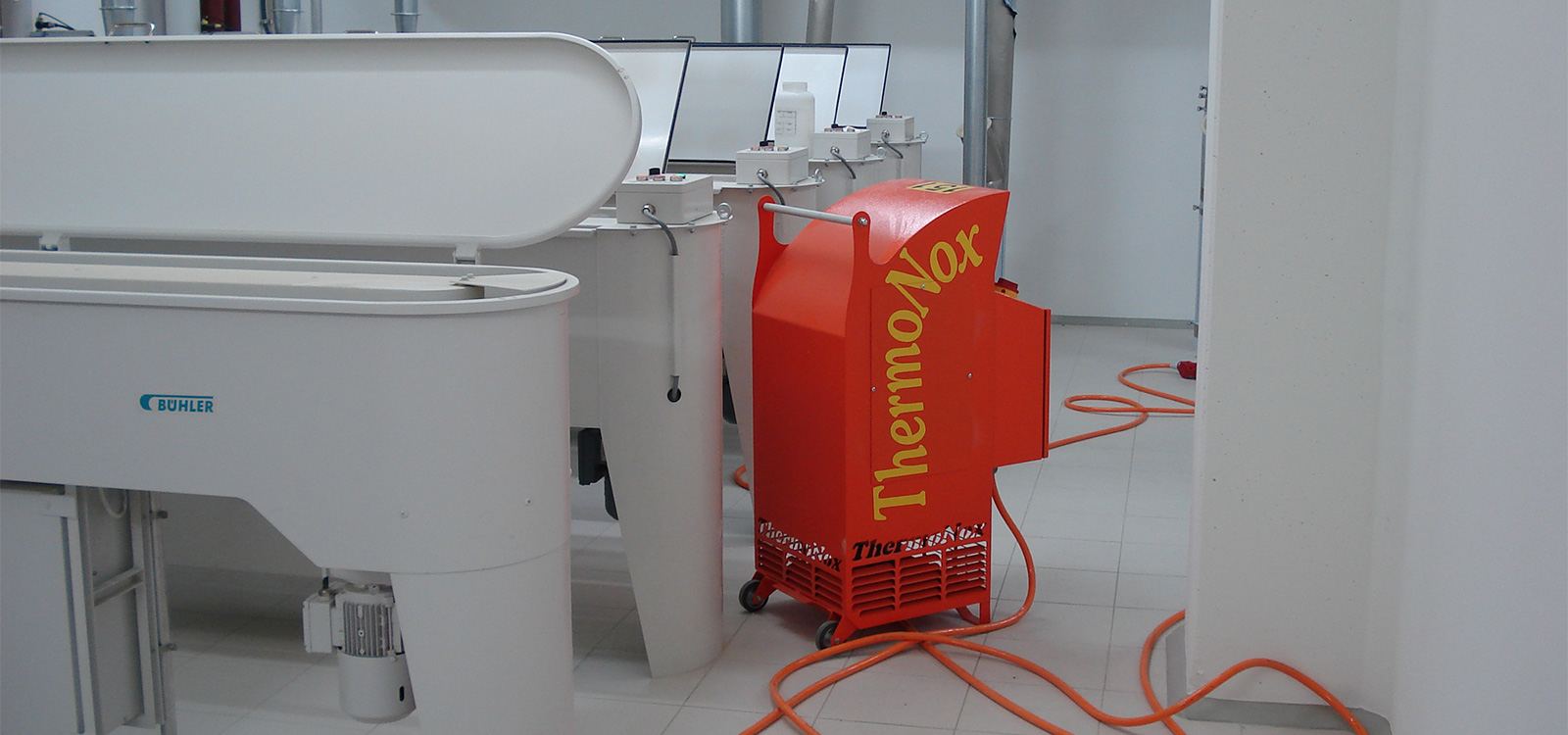 ThermoNox®-Wärmeentwesung im Einsatz: Mühle